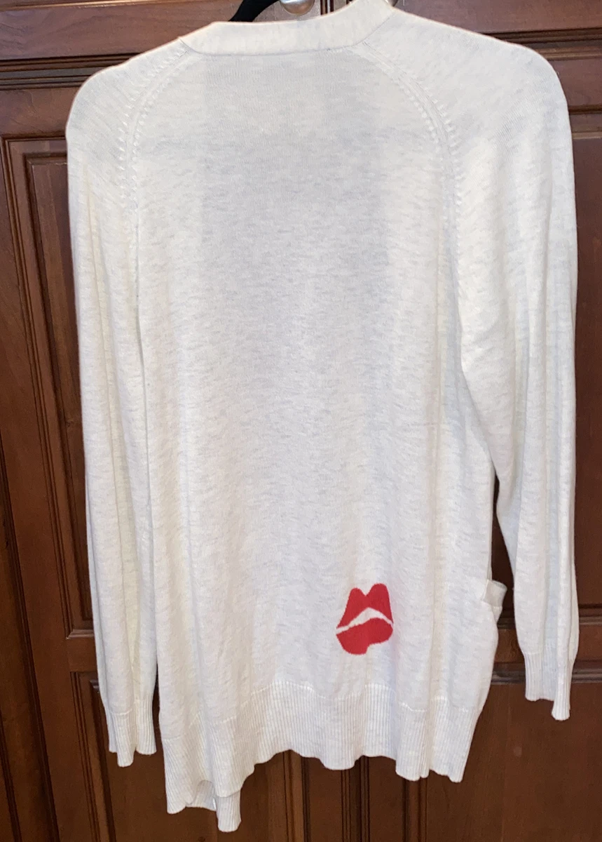 French Connection Women s Wool Blend Cardigan Sweater V Neck M