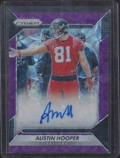 AUSTIN HOOPER 2016 PANINI PRIZM PURPLE SCOPE PRIZMS ROOKIE AUTO RC #D 22/99