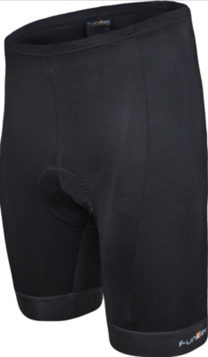 Funkier F-77 4-Wege Stretch 7 Panel Radhose in Schwarz alle Größen