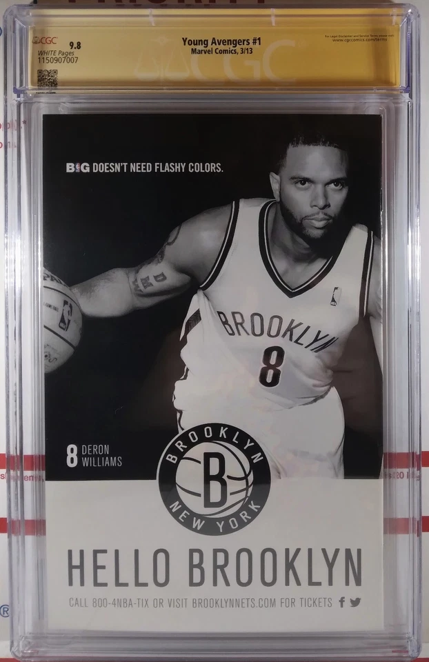 💥 CGC 9.8 FIRMADO YOUNG AVENGERS #1 KIERON GILLEN JAMIE MCKELVIE Loki Hawkeye Foto 4 de 4