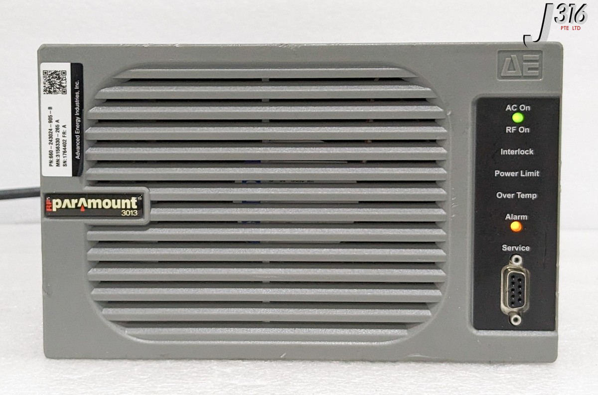 のい 33646 ADVANCED ENERGY PARAMOUNT 3013 RF GEN, P/N: 660-243024-905-B