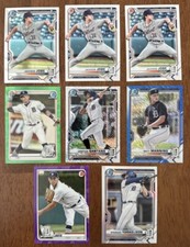 Tigers 2021 Bowman Rookie - JOBE, CRUZ, TORKELSON #'d, Color Refractor - 8 card
