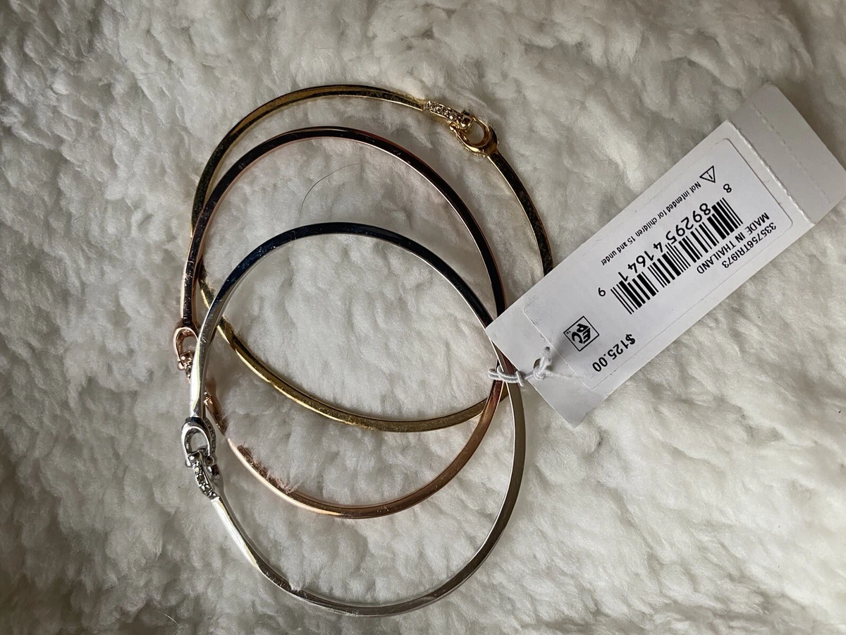 Coach Women s Swarovski Crystal Bangle Bracelet NEW With Tags. Tricolor 125