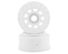 JConcepts 9-Shot Short Course Dirt Oval Wheels (2) (White) [JCO3421W]