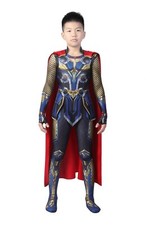 Thor Love and Thunder Cosplay Costume Body-suit Jump Kid Child Halloween