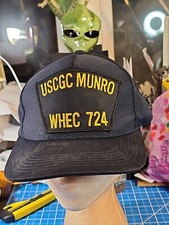 USCG MUNRO WHEC-724 Baseball Trucker Hat Pre-owned Northstar Made In The USA