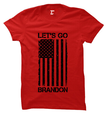 Let's Go Brandon American Flag - Anti Joe Biden FJB Women's T-shirt