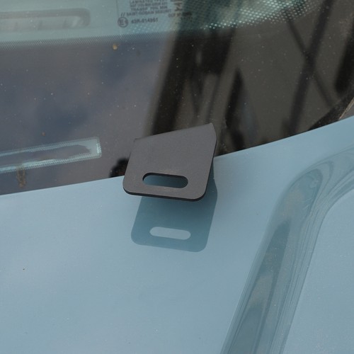 Black Engine Hood Hinge Ditch LED Light Mounting Brackets For Ford Maverick 2022 - Picture 7 of 12