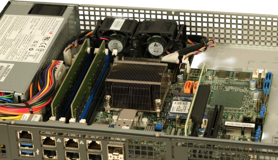 Supermicro Mini-1U System X10SDV-TP8F 16GB DDR4 3200Mhz M.2 256GB (CFID000412) - Image 3 of 4