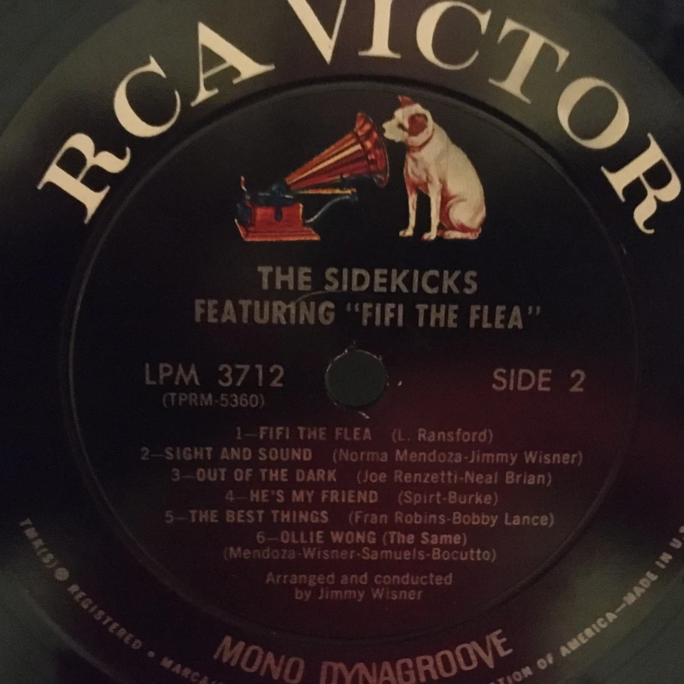 THE SIDEKICKS •Fifi The Flea ~ RCA VICTOR Records #LPM-3712 ~ 1966 Psych гаражный рок - Изображение 4 из 4