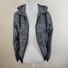 Nike Windrunner AOP Women's Running Jacket Size XS Black White Windbreaker