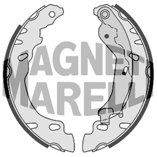 Bremsbacke Magneti Marelli 360219196310 FüR Ford KA RU8 Tdci Fiat Panda Classic-image
