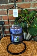 New~ Yankee Candle Free Standing Iron Hanging Jar Holder For Large Size Candles