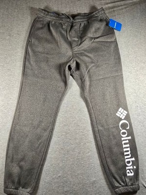 Columbia Men's Trek Fleece Jogger Pants in Charcoal Heather