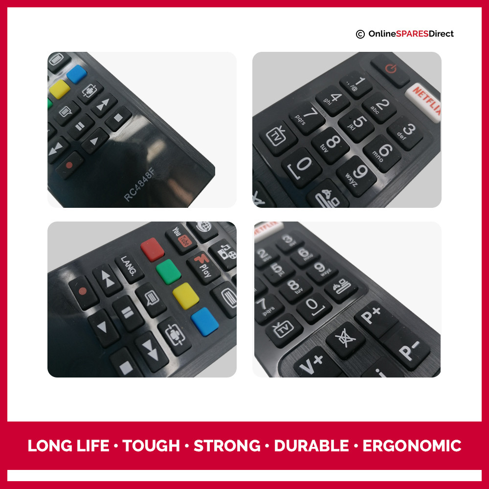 Telecomando Originale Electriq RC4848F Per TV 55UHD298SM, E50FHD283SQ, E49UHD298SQ – Nuovo