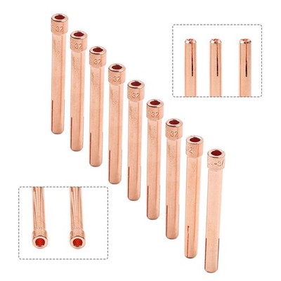 10 STÜCK 10N24 Spannzange 3/32'' 2,4 mm für WP-17 WP-18 WP-26 WIG-Schweißbrenner