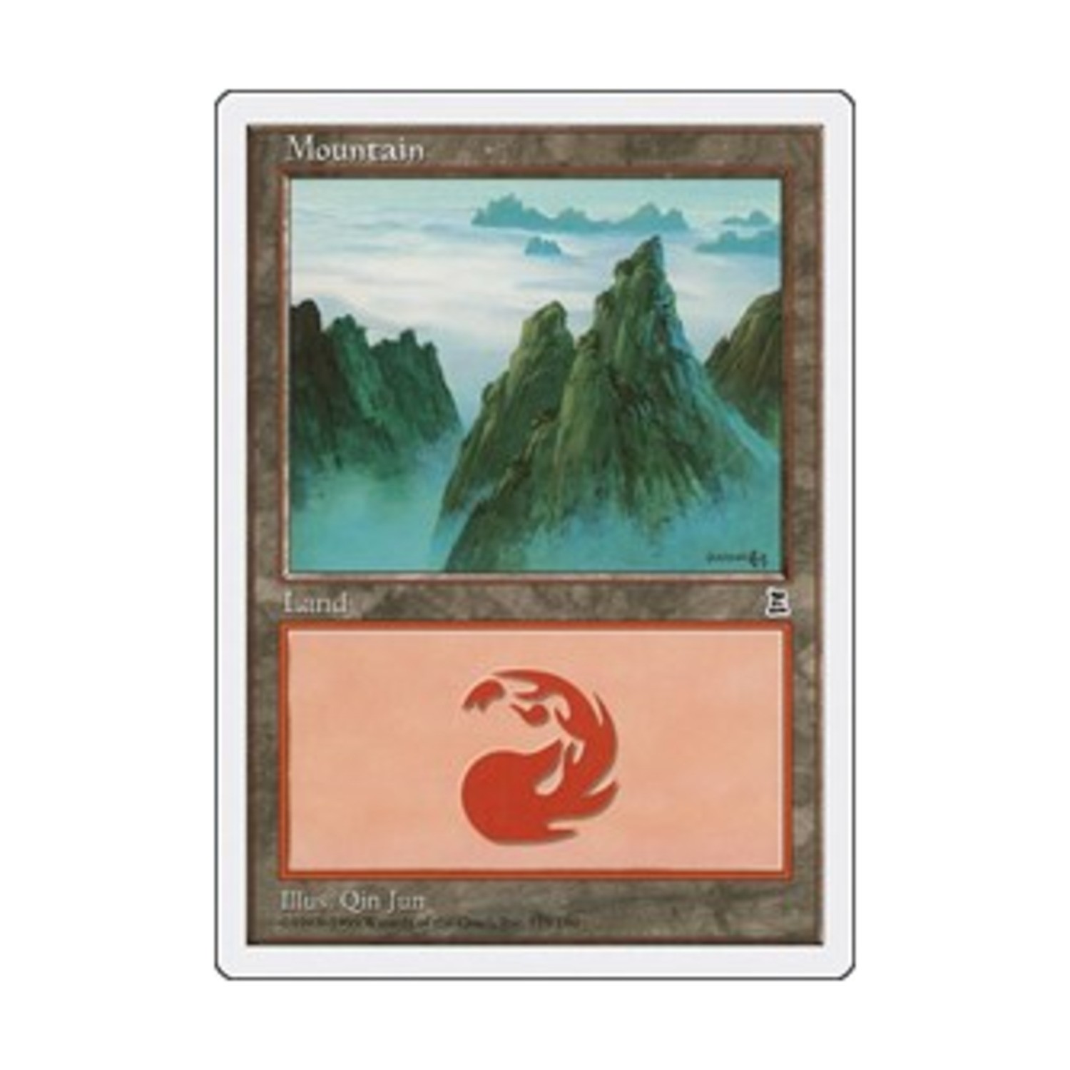WOTC MtG Portal 3 Kingdoms Mountain (175) (L) NM