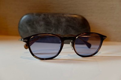 USED [EXCELLENT CONDITION] EYEVAN DANNY-R-SUN OLB BLUE LENS SUNGLASSES