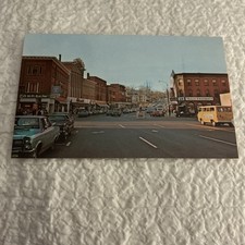 Main Street, Southbridge MA Postcard 