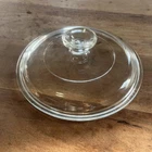 Pyrex Round Clear Glass Replacement Lid w/ Knob  G-5-C Corning Ware 7.5 inch