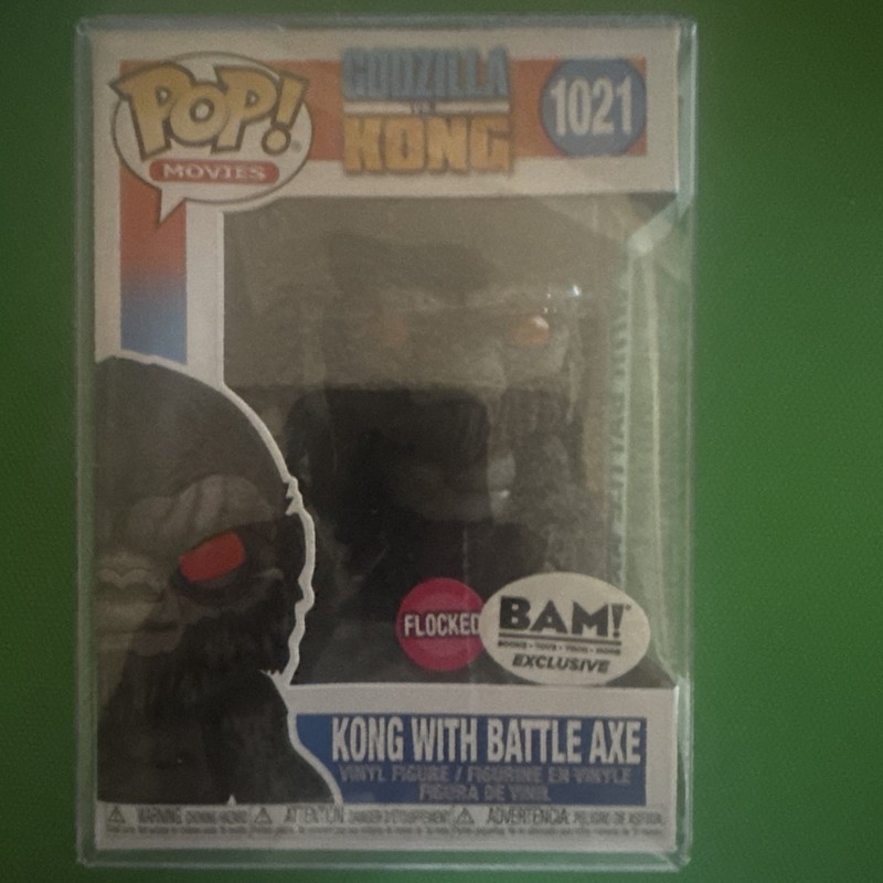 Funko Pop! Vinyl:Kong with Battle Axe (Flocked) - BAM- (Exclusive) #1021