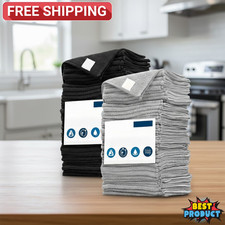 5/10pcs Microfiber Kitchen Towel Set Highly Absorbent Soft Easy Clean Towels