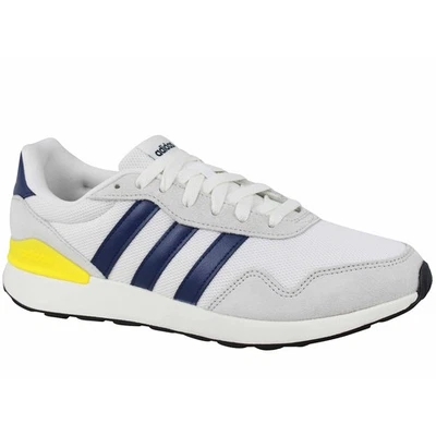 Chaussures hommes Adidas Run 60s 4.0 JR7490 Bleu marine-Jaune - Photo 1/4