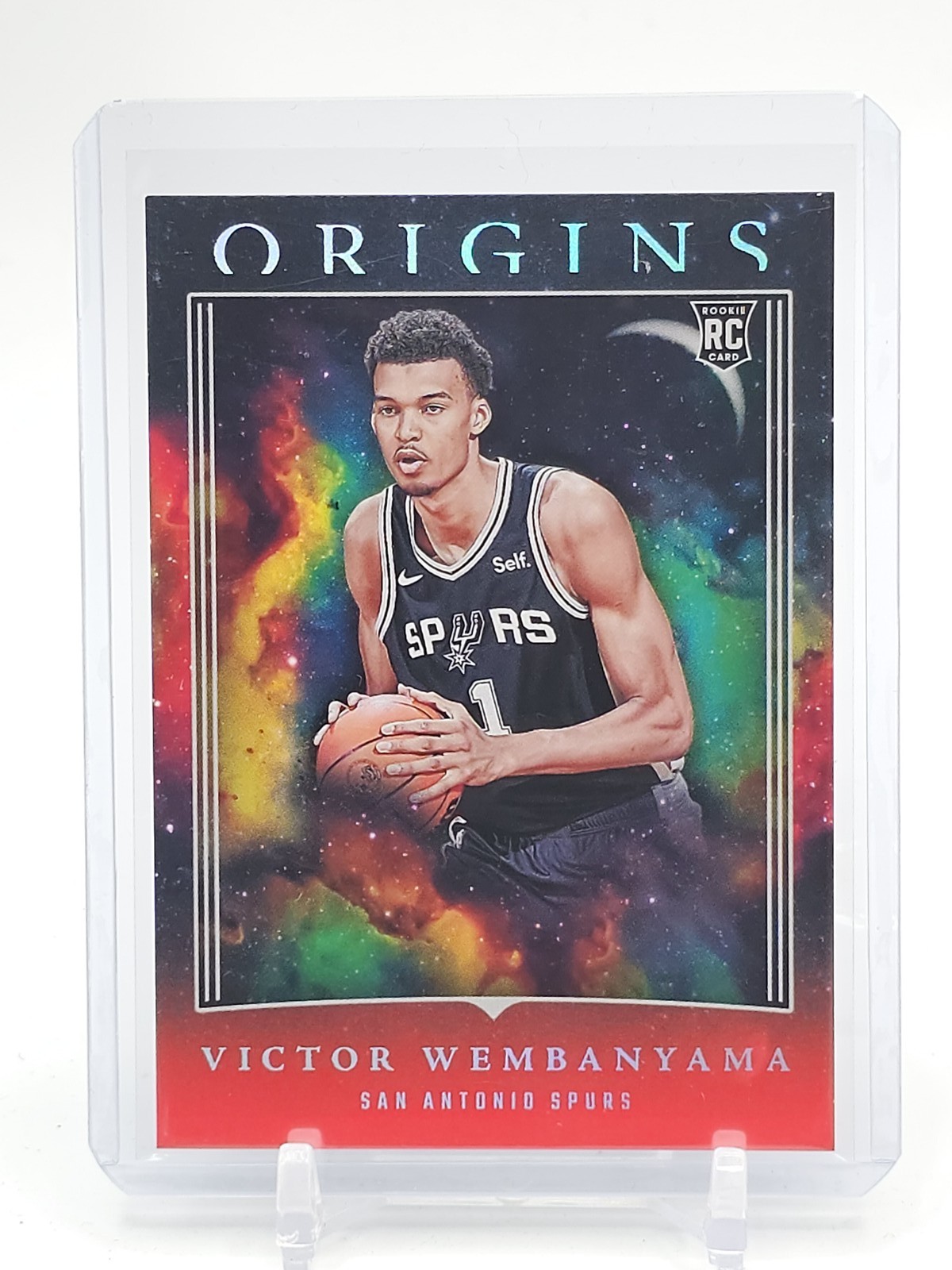 VICTOR WEMBANYAMA 2023-24 ORIGINS ROOKIE RED #86 SPURS Q5908