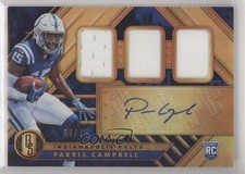 2019 Panini Gold Standard Rookie Jersey Triple 27/75 Parris Campbell Auto 2o9