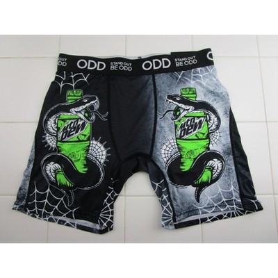 ODD Sox Mountain Dew Soda Snake Men's Size Medium Boxer Briefs 