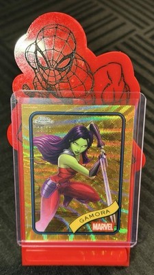 2025 Topps Chrome Marvel #140 Gamora Gold Wave Refractor /50