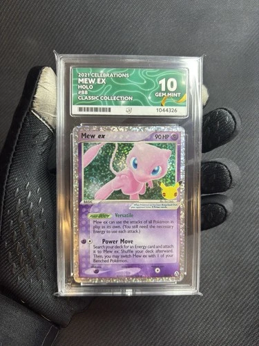 2021 Pokémon Mew EX Celebrations #88 ACE 10 Gem Mint Perfect Subs