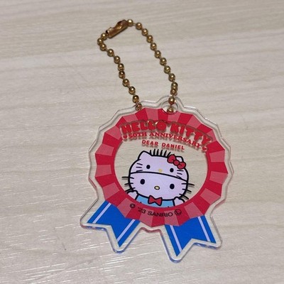 Hello Kitty 50th Acrylic Keychain, Dear Daniel Secret Design, Sanrio