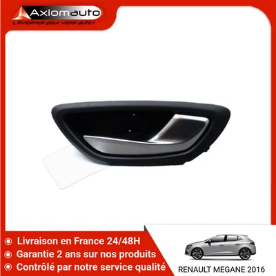 🇫🇷 POIGNEE INTERIEURE PORTE ARRIERE DROIT RENAULT MEGANE IV PHASE 1 2015- - Photo 1/2