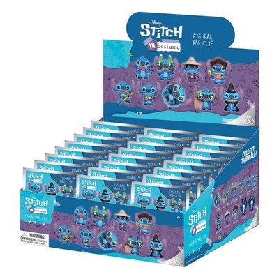 Lilo & Stitch 3D Schaumstoff Tasche Clips Kostüme Serie 3 Con Figur Int.