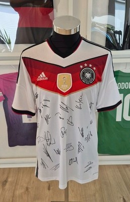 DFB Deutschland Trikot Heim WM 2014 Gr.M Autogrammen Mannschaft Rio Olympia 2016