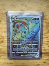 Pokémon TCG Mewtwo VSTAR Secret Rare Card 079/078 Pokemon Go NM