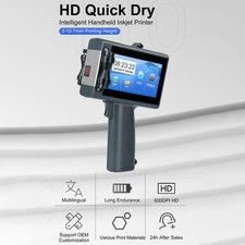 Portable Handheld Inkjet Printer 600DPI 4.3 Touchscreen For QR Date UK