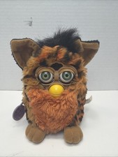 1999 Black And Orange Striped Furby Untested