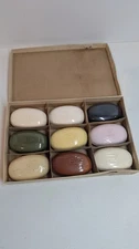Vermont Country Store Set of 9 Soap Samplers Individually Sealed - Box is Beat
