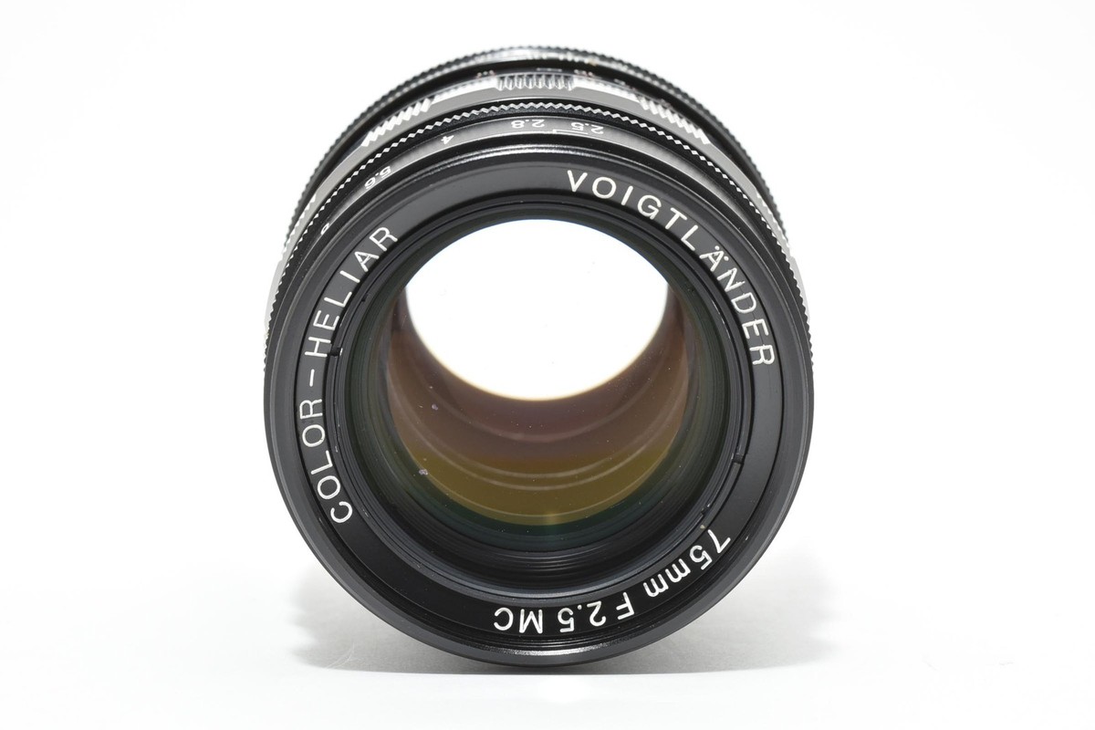 Near MINT] Voigtlander COLOR-HELLIAR 75mm F2.5 Black From JAPAN | eBay