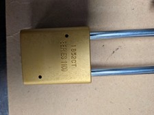 American Lock 1100 Series Padlock- yellow/gold W Key