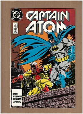 Captain Atom #33 NEWSSTAND DC Comics 1989 Cary Bates BATMAN APP. FN.VF 7.0