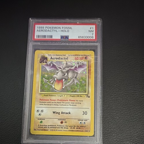 Aerodactyl (Unlimited) graded PSA 7 for sale on eBay