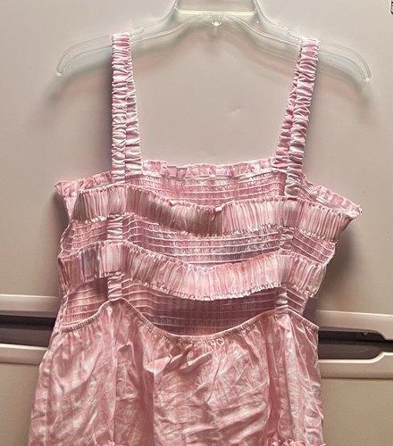 Hailey & Co. ~ Women’s ~ Top ~ 1X ~ Blouse ~ Pink & White ~ Sleeveless - Picture 14 of 23