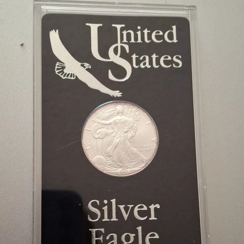 US Mint American Eagle 2004 1 oz Silver Business Strike Coin .999