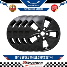New 16" 5 Spoke Wheel Skins SET/4 For 2014-2016 Kia Soul