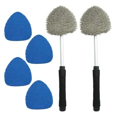 Car Windshield Cleaning Tool, Car Inside Window Cleaner Tool with Extendable ...