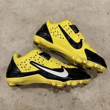Nike Alpha Strike Black/Yellow 579371-017 Football Cleats Mens Size 8