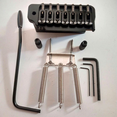 Hipshot 6 String US Contour Tremolo Bridge - Black